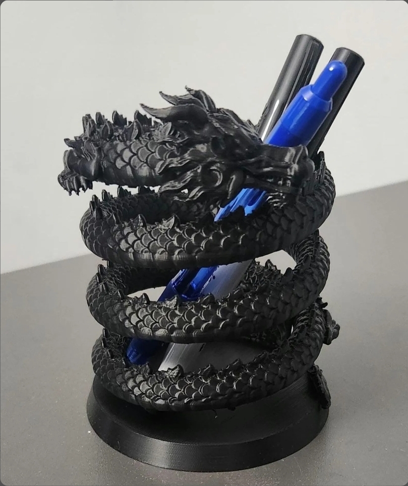Majestic Dragon Pencil Holder